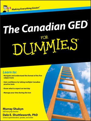 cover image of The Canadian GED For Dummies